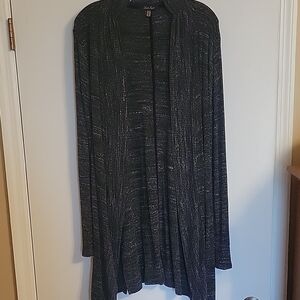 Black Marled Women's Sweater